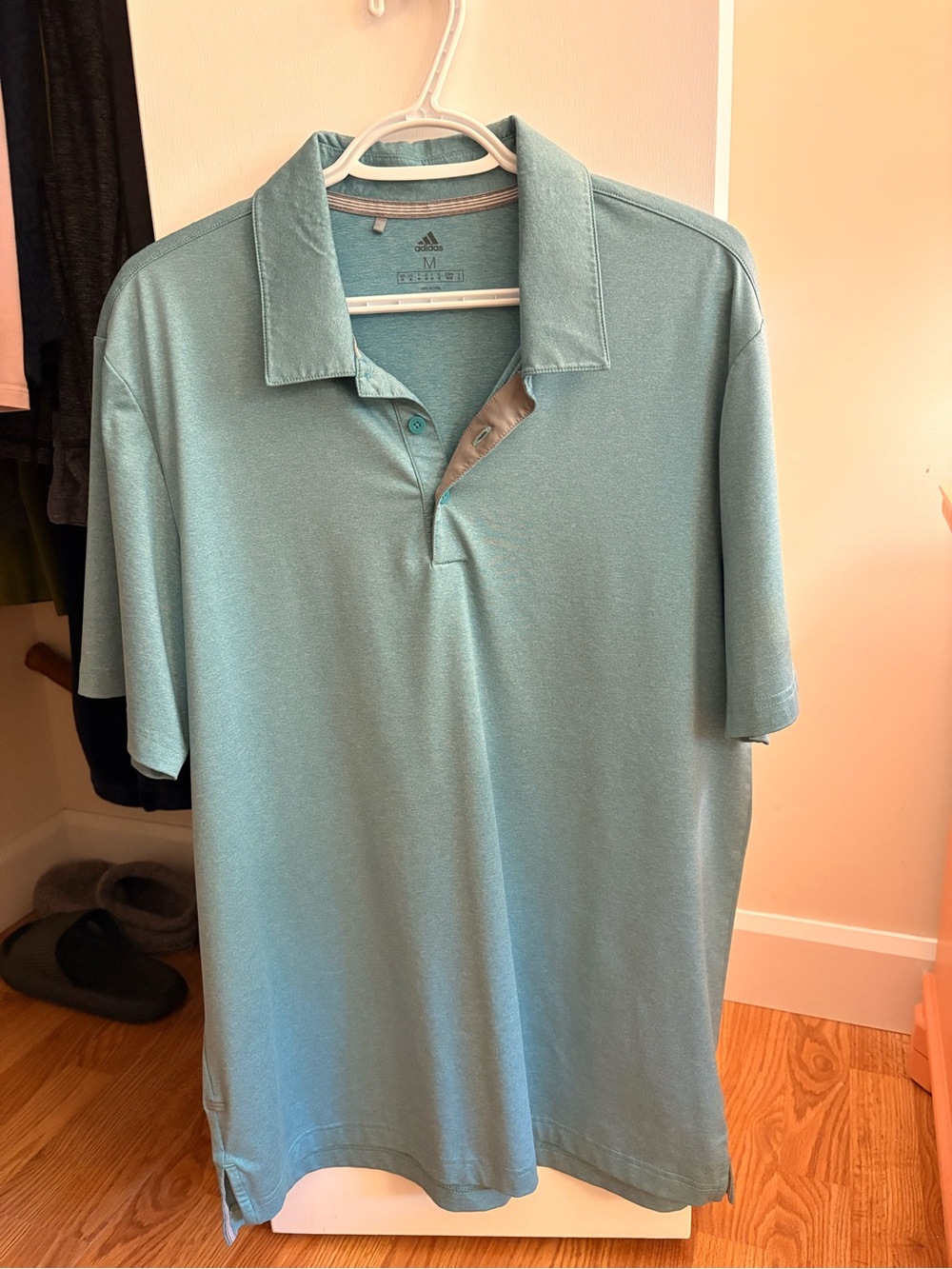 Adidas Men’s Teal Polo Golf Shirt